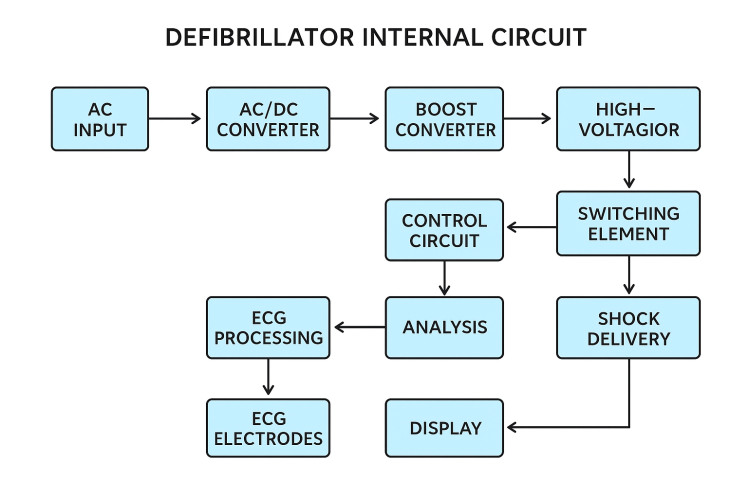 بررسی ساختار و مشکلات و نگهداشت دستگاه الکتروشوک